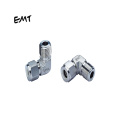 EMT swagelok two ferrule design fittings terminal joint npt bsp male tube connect 90 degree elbow union